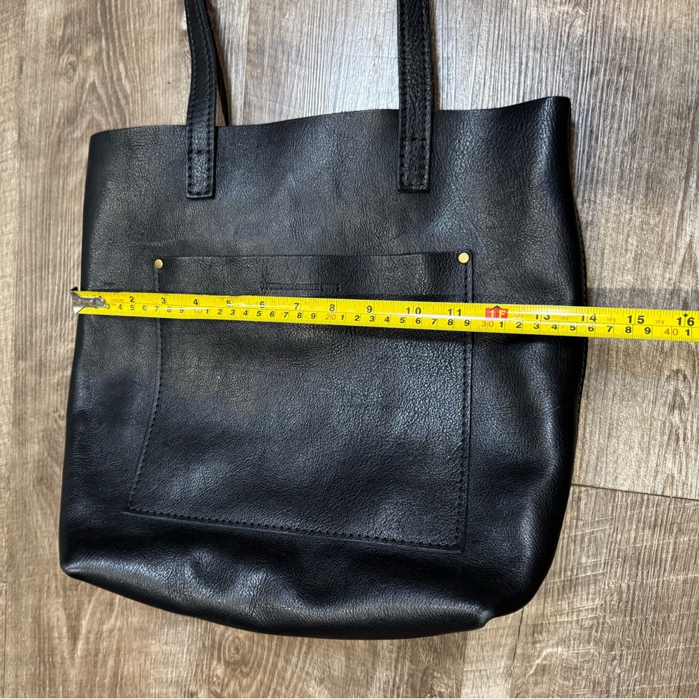 Portland Leather Goods Black Classic FSCB Tote Bag EUC - Picture 9 of 10